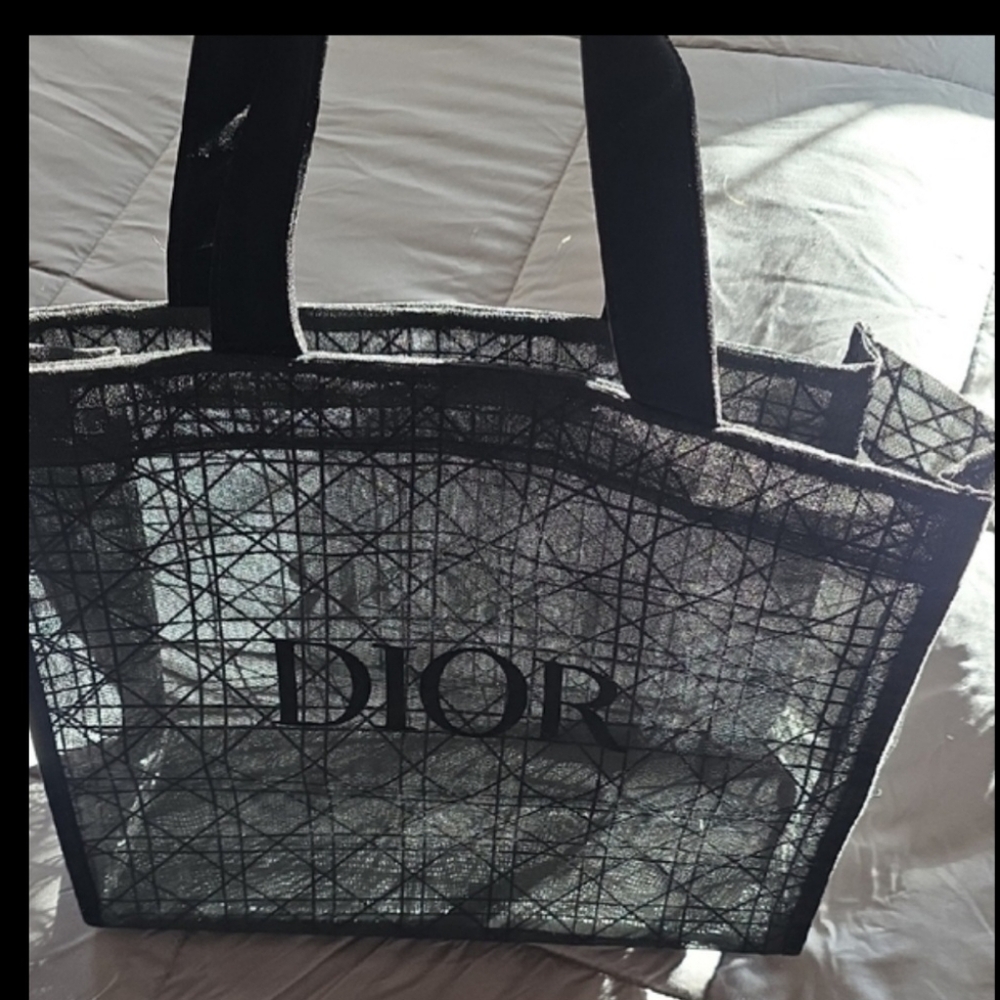 Dior Elegant Black and Brown Tote